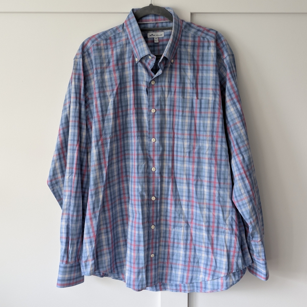 Peter Millar Men's Button-up Dress Shirt XL